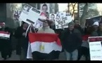 المصريين في جميع انحاء العالم يعتصمون ويتظاهرون من اجل الحرية في يوم الغضب المصري