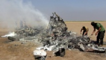 حطام المروحية الروسية