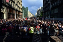 تظاهرة في المجر دعما لحرية الصحافة