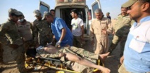 مسعفون أجانب يعالجون المدنيين على خط الجبهة في الموصل مسعفون أجانب يعالجون المدنيين على خط الجبهة في الموصل