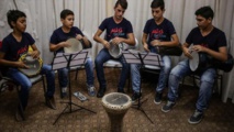 "ترتيم".. أول فرقة فلسطينية تعزف على إيقاع الطبول‎ بأنامل طفولية