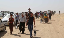 البحث عن الجهاديين بين المدنيين الفارين من غرب الموصل