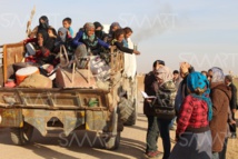 خروج آلاف السكان من الرقة السورية
