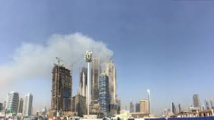 اندلاع حريق في برج “فاونتن فيوز” بدبي اندلاع حريق في برج “فاونتن فيوز” بدبي