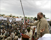 الرئيس السوداني : المحكمة الدولية على الجزمة دي
