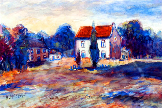 الفوهرر فنانا ......لوحات طبيعة وبورترية بريشة هتلر في مزاد بريطاني الفوهرر فنانا ......لوحات طبيعة وبورترية بريشة هتلر في مزاد بريطاني