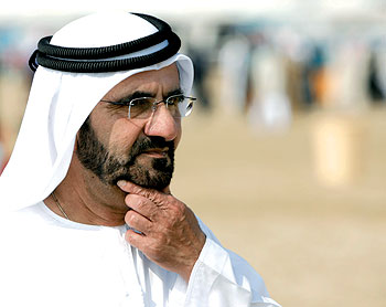 محمدبن راشد : مرحلة الذعر انتهت ولا صحة لشراء ابوظبي للشركات الناجحة في دبي 