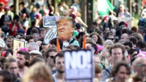 مظاهرات في بروكسل ضد ترامب الذي وصفها ب"حفرة جهنم "