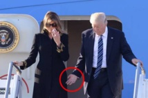 خبيرة تفسر سبب رفض ميلانيا الإمساك بيد ترامب خبيرة تفسر سبب رفض ميلانيا الإمساك بيد ترامب