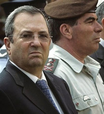 ايهود باراك وزير الدفاع الاسرائيلي