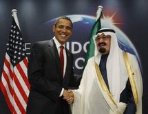 الرئيس الاميركي وملك السعودية الرئيس الاميركي وملك السعودية