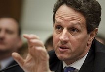 تيموثي غايتنر وزير الخزانة الاميركي تيموثي غايتنر وزير الخزانة الاميركي