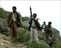 جبال صعدة حيث تم العثور على جثث الأجانب المخطوفين جبال صعدة حيث تم العثور على جثث الأجانب المخطوفين