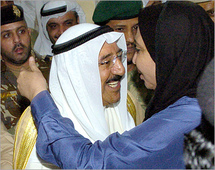 أمير دولة الكويت والدكتورة سعاد الصباح أمير دولة الكويت والدكتورة سعاد الصباح