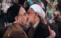 الرئيس الأسبق خاتمي ومهدي كروبي الرئيس الأسبق خاتمي ومهدي كروبي