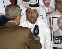 حمد بن ثامر رئيس مجلس ادارة قناة الجزيرة