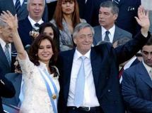 الرئيسة الارجنتينية كريستينا كيرشنر وزوجها الرئيسة الارجنتينية كريستينا كيرشنر وزوجها