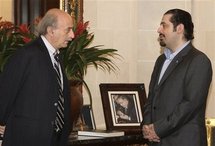 الحليفان وليد جنبلاط وسعد الحريري الحليفان وليد جنبلاط وسعد الحريري