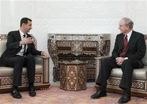 المبعوث الامريكي مع الرئيس بشار الاسد