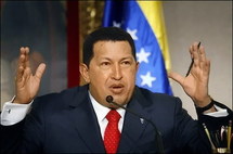 الرئيس الفنزويلي هوغو تشافيز الرئيس الفنزويلي هوغو تشافيز