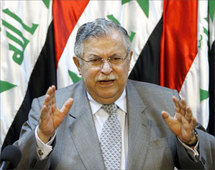 الرئيس العراقي جلال الطالباني الرئيس العراقي جلال الطالباني