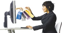 التسوق عبر الإنترنت يدفع المتاجر الفعلية إلى إغراء الزبائن بالطعام