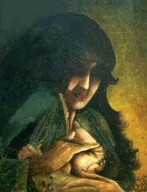 ترسم حافية القدمين ...معرض بغدادي للفنانة الكردية لمياء حسين يجعل من المرأة مركزا للكون ترسم حافية القدمين ...معرض بغدادي للفنانة الكردية لمياء حسين يجعل من المرأة مركزا للكون