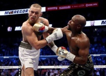 فوز الملاكم مايويذر على ماكجريجور بالضربة لقاضية الفنية فوز الملاكم مايويذر على ماكجريجور بالضربة لقاضية الفنية