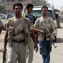 عناصر من قوات الصحوة العراقية عناصر من قوات الصحوة العراقية