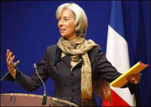 كريستين لاغارد وزيرة الاقتصاد الفرنسي