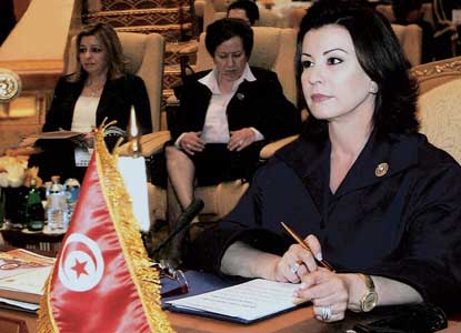 ليلى بن علي زوجة الرئيس التونسي