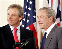 توني بلير و جورج بوش الابن