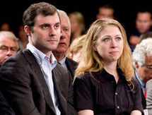 تشيلسي كلينتون و خطيبها مارك ميزفينسكي