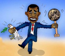 كاريكاتير للرئيس الأمريكي باراك أوباما كاريكاتير للرئيس الأمريكي باراك أوباما