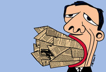 رسام لبناني يسجن نفسه كحيوان غريب في قفص لكسر الهالة المحيطة بالفن والفنانين 