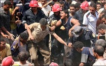 جرت الصدامات في حي عزبة الهجانة الشعبي في ضاحية مدينة نصر جرت الصدامات في حي عزبة الهجانة الشعبي في ضاحية مدينة نصر