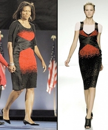 ميشال اوباما ...أناقتها ترفع اسهم المصممين والمصممات