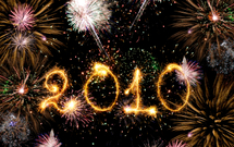 العالم يحتفل بالعام 2010 ويحاول ان ينسى التهديد الامني والازمة الاقتصادية