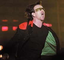 مغني الروك الايرلندي بونو