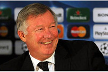 أليكس فيرغوسون المدير الفني لمانشستر يونايتد الانكليزي