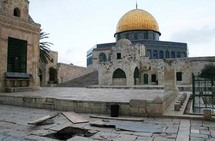 حفريات اسرائيلية في باحة المسجد الأقصى