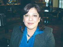 سوزان شهاب رئيسة الكتلة الكردستانية في برلمان الاقليم