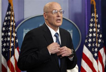 هنري بولسون وزير مالية الولايات المتحدة سابقا