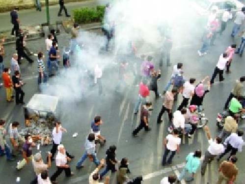 من تظاهرات المعارضة الايرانية