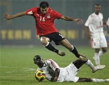 من مباراة منتخب مصر المتوج باللقب مع غانا