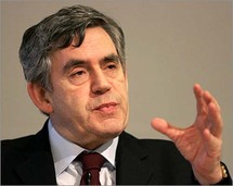 رئيس الوزراء البريطاني غوردن براون