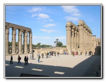 معبد الكرنك في مدينة الاقصر جنوب مصر