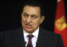 الرئيس المصري حسني مبارك