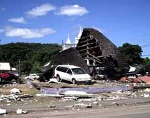 الدمار الذي خلفه زلزال شيلي