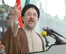 الرئيس الإيراني السابق محمد خاتمي الرئيس الإيراني السابق محمد خاتمي